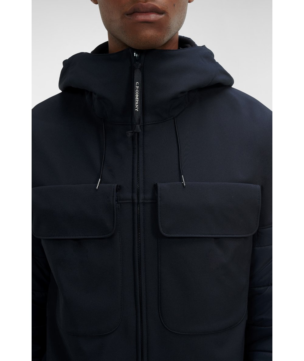 CP Company Giubbotto Shell R Hooded Ghiaccio Uomo