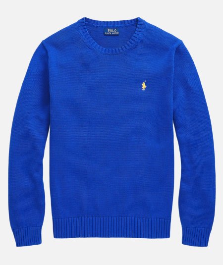 Cotton crew-neck sweater