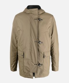 PARKA TRE GANCI CON CAPPUCCIO