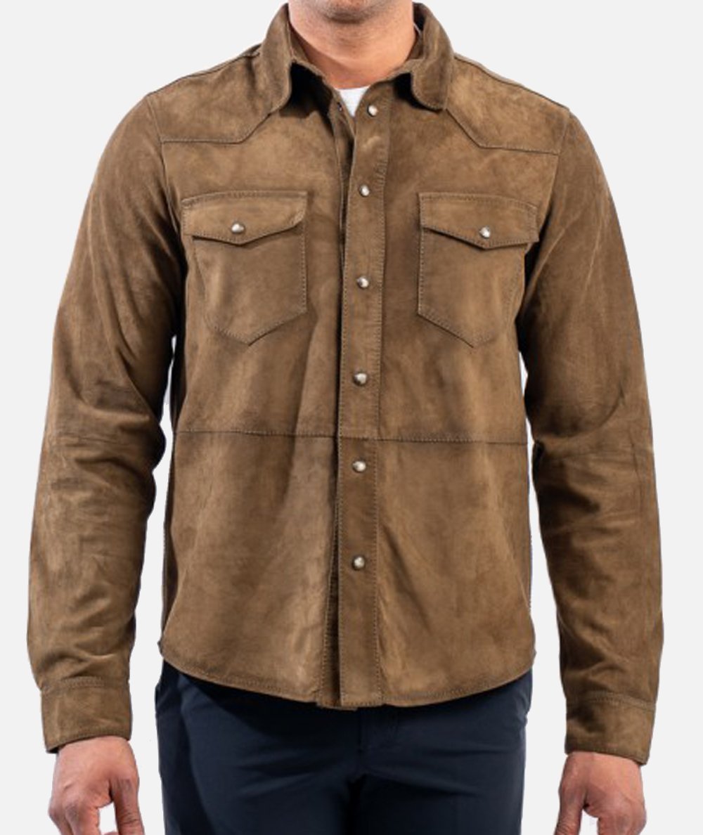 Overshirt Newman Spring Suede