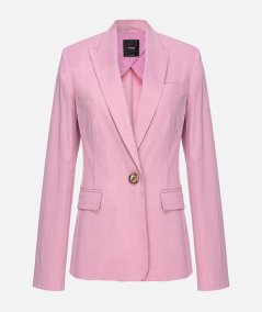 Blazer Monopetto Lino Stretch