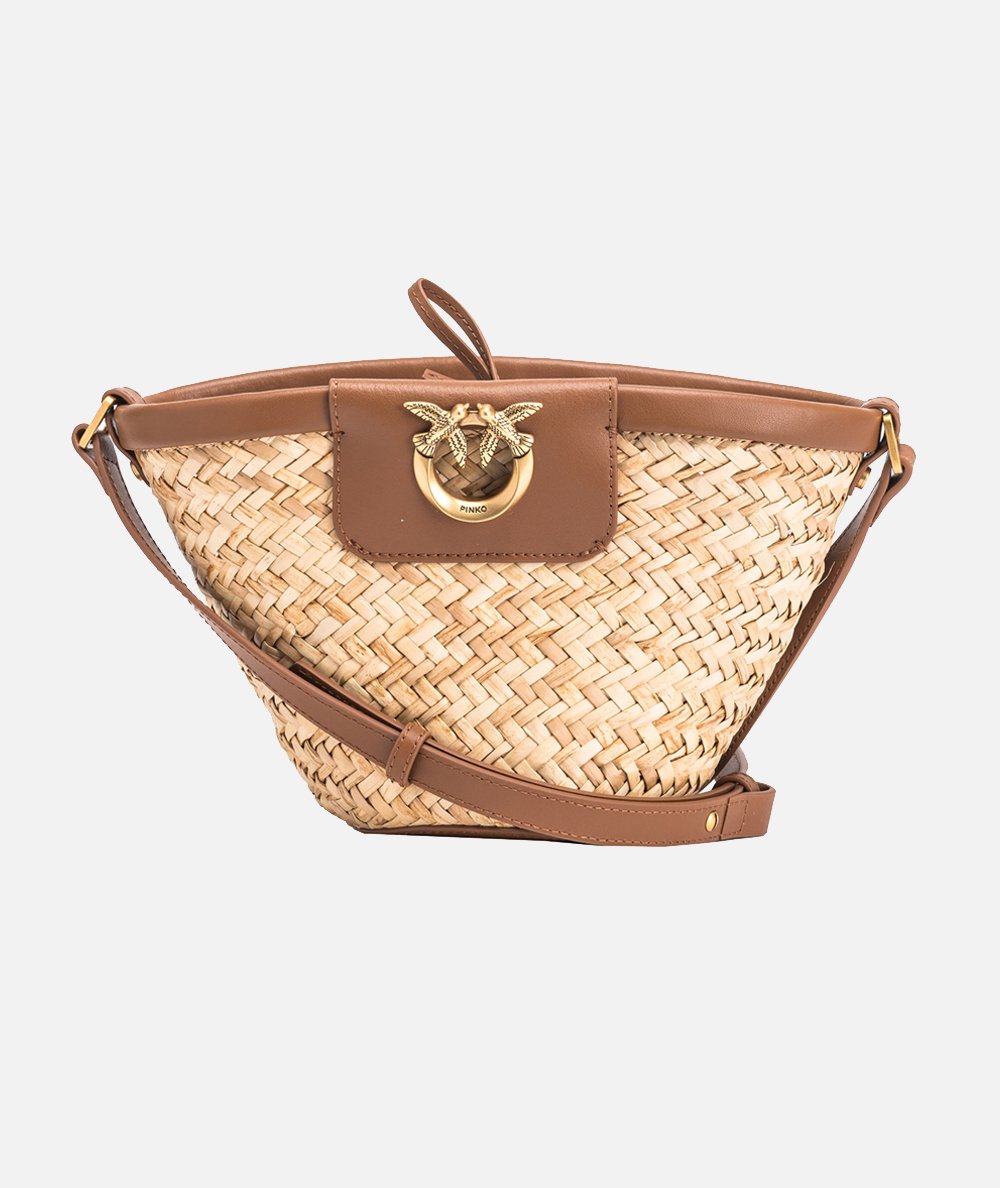 BORSA LOVE SUMMER BUCKET RAFIA