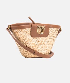 BORSA LOVE SUMMER BUCKET RAFIA