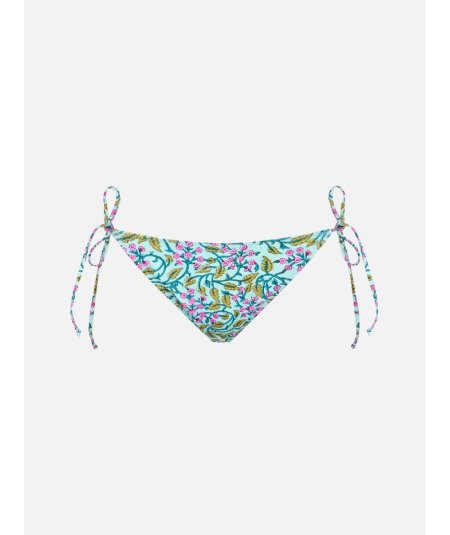 Bikini triangolo con fiori