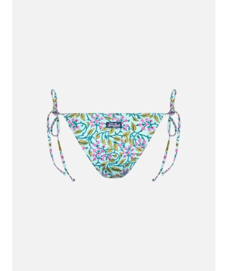 Bikini triangolo con fiori