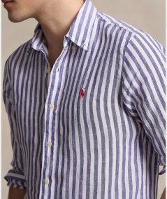 Striped linen shirt