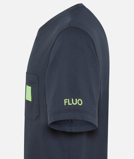 T-shirt Pocket Logo Fluo