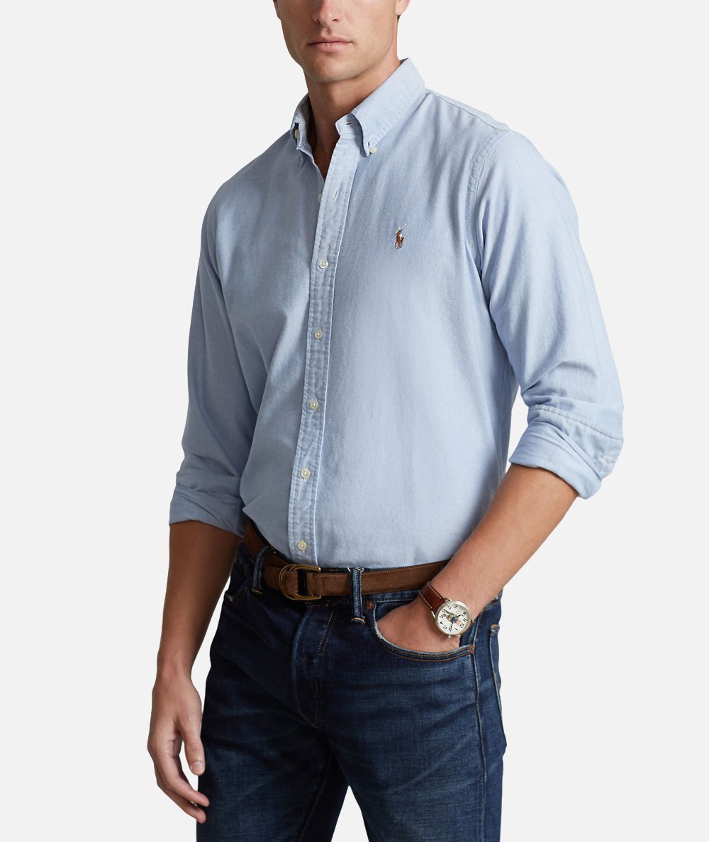 Ralph slim fit shirt best sale