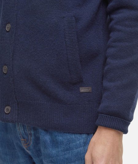 Cardigan con Zip Patch