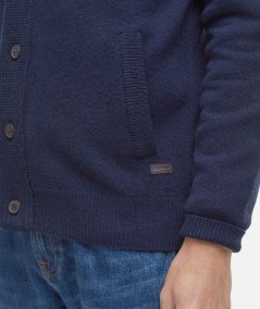 Cardigan con Zip Patch