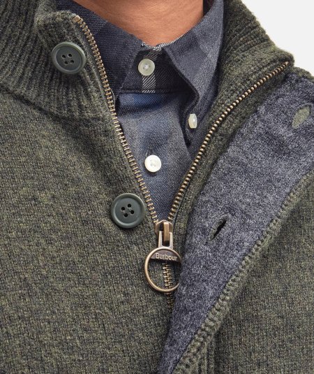 CARDIGAN PATCH ZIP