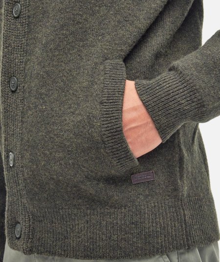 Cardigan con Zip Patch