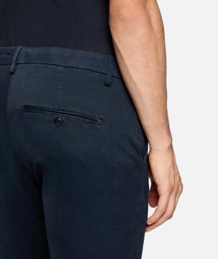 Pantaloni Gaubert slim in gabardina mano calda