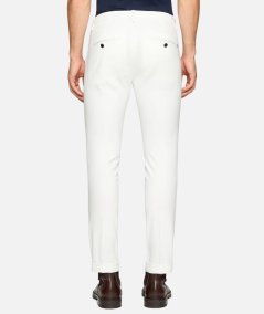 Pantaloni Gaubert slim in gabardina mano calda