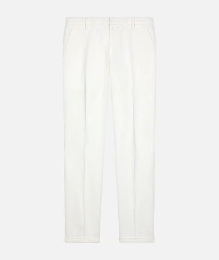 Pantaloni Gaubert slim in gabardina mano calda