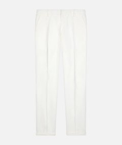 Pantaloni Gaubert slim in gabardina mano calda