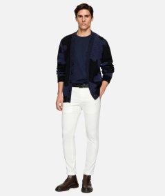 Pantaloni Gaubert slim in gabardina mano calda