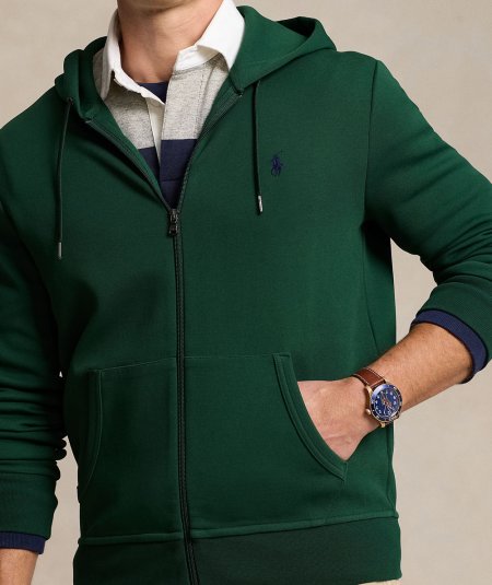 FELPA FULL-ZIP CON CAPPUCCIO