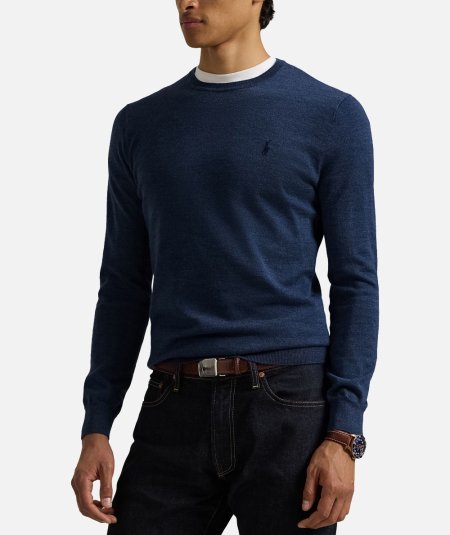 Maglia girocollo in lana slim fit - Duepistudio ***** Abbigliamento, Accessori e Calzature | Uomo - Donna