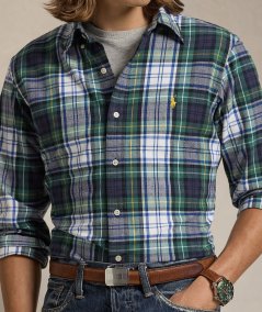 Brushed Oxford Check Shirt