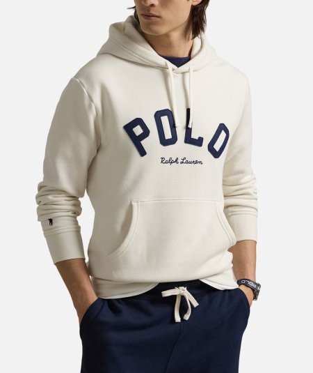 Felpa con cappuccio e logo in pile - Duepistudio ***** Abbigliamento, Accessori e Calzature | Uomo - Donna