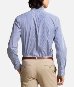 Camicia Slim Fit in popeline stretch a righe