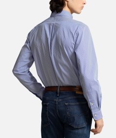 Camicia Popeline elasticizzata a righe