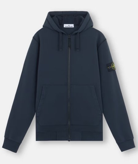 FELPA FULL-ZIP CON CAPPUCCIO