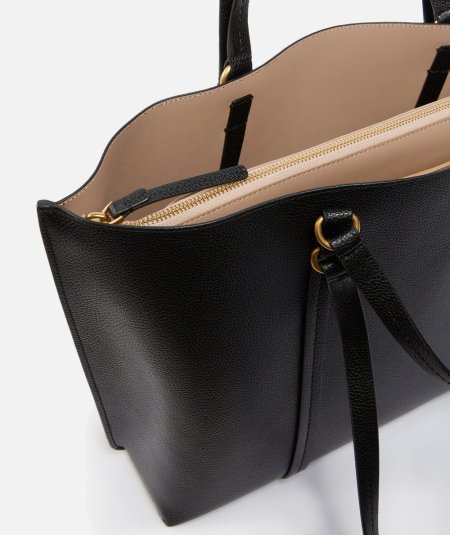 Borsa Shopper grande in pelle bottalata