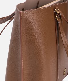 Borsa Shopper grande in pelle bottalata