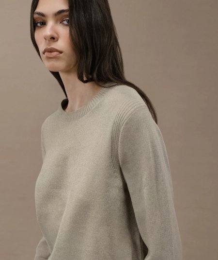 Maglia Velvet Vent Round Wom Knit