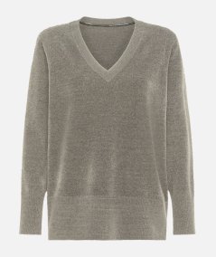 Maglia Velvet Vent V-Neck Wom Knit