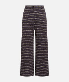 Pantalone Flower Jacquard