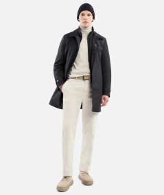 Trench Morning Coat in Popeline Tecnico