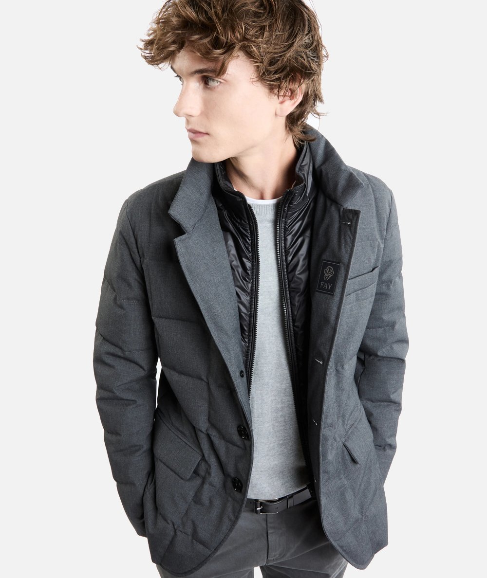 Canvas down coat best sale