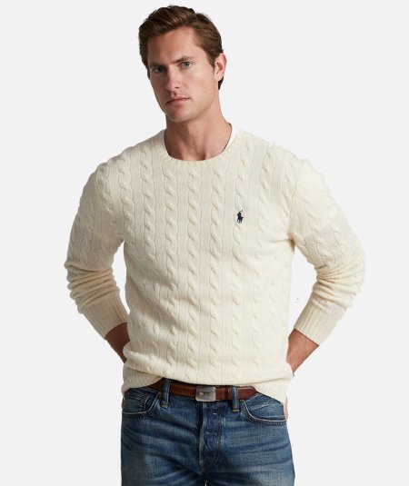 Wool Cashmere Cable Knit - Duepistudio ***** Abbigliamento, Accessori e Calzature | Uomo - Donna