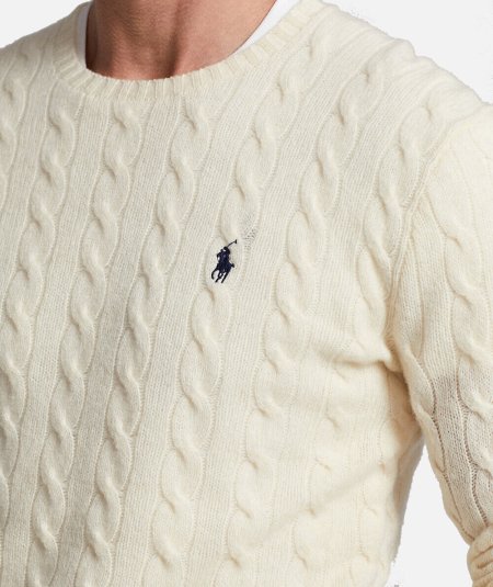 Wool Cashmere Cable Knit