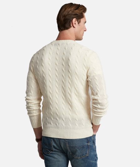 Wool Cashmere Cable Knit