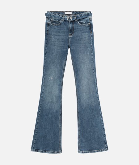 Jeans a zampa denim blue comfort