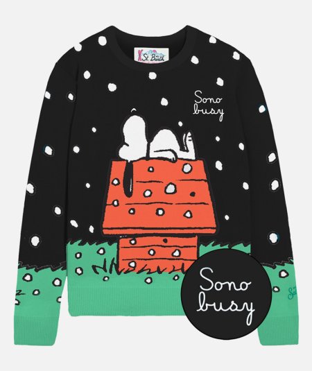 Maglione New Queen Snoopy Sono Busy - Duepistudio ***** Abbigliamento, Accessori e Calzature | Uomo - Donna