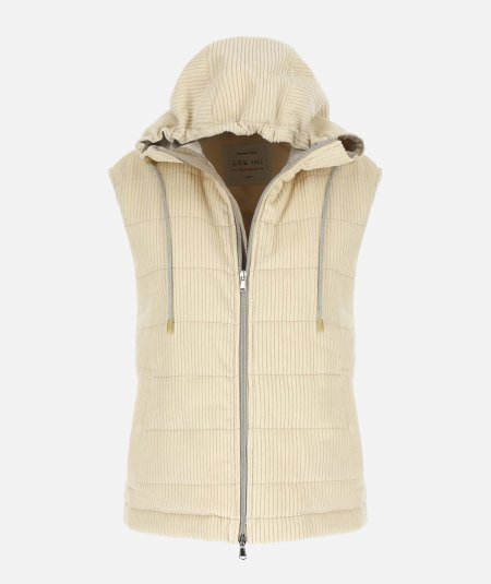 PIUMINO GILET IN VELLUTO