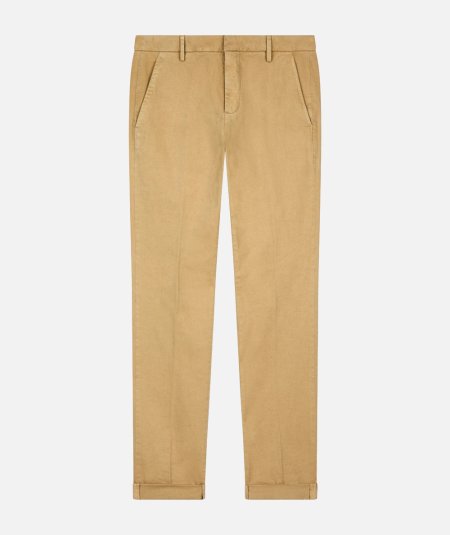 Pantaloni Gaubert slim in gabardina mano calda