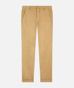 Pantaloni Gaubert slim in gabardina mano calda