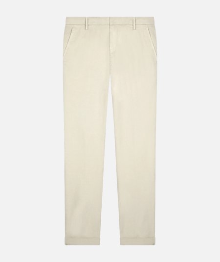 Pantaloni Gaubert slim in gabardina mano calda