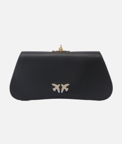 Borsetta clutch con bracciale dorato