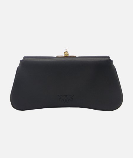 Borsetta clutch con bracciale dorato