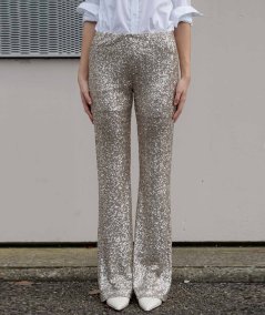 Pantalone con paillettes