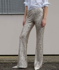 Pantalone con paillettes