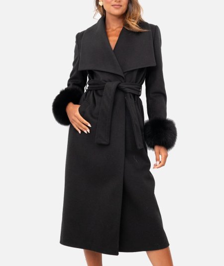 CAPPOTTO POLSI VOLPE