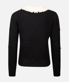 MAGLIA LEVINE STRECTH VELVET BOW 00